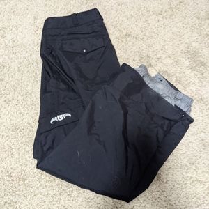 Burton women's snowboarding pants black gray Sz L